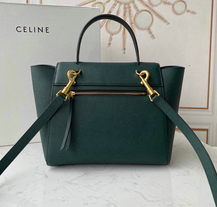 [TOP] CELINE Mini Belt Bag - Amazon Green