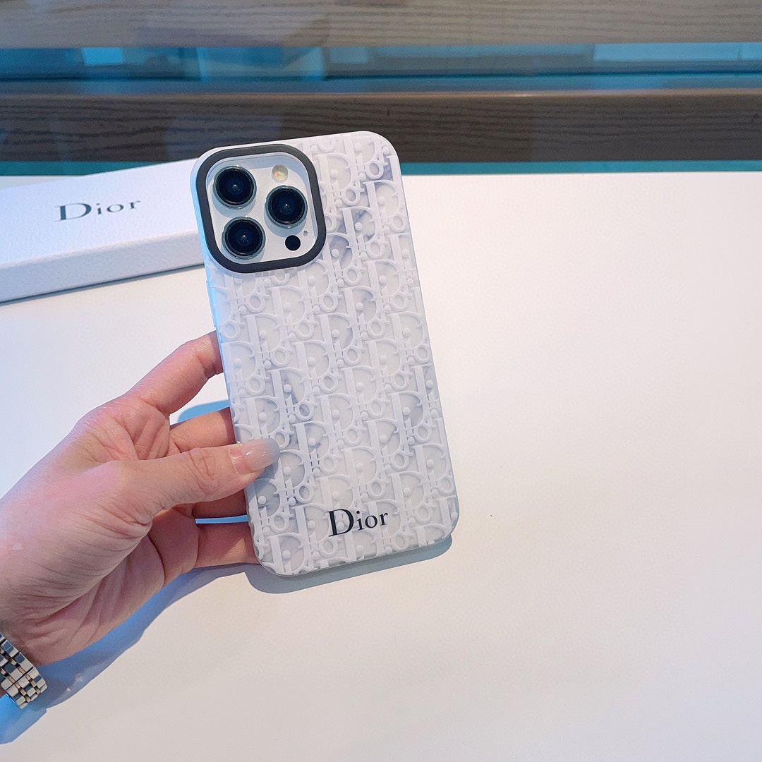 [TOP] Christian Dior Iphone case - White