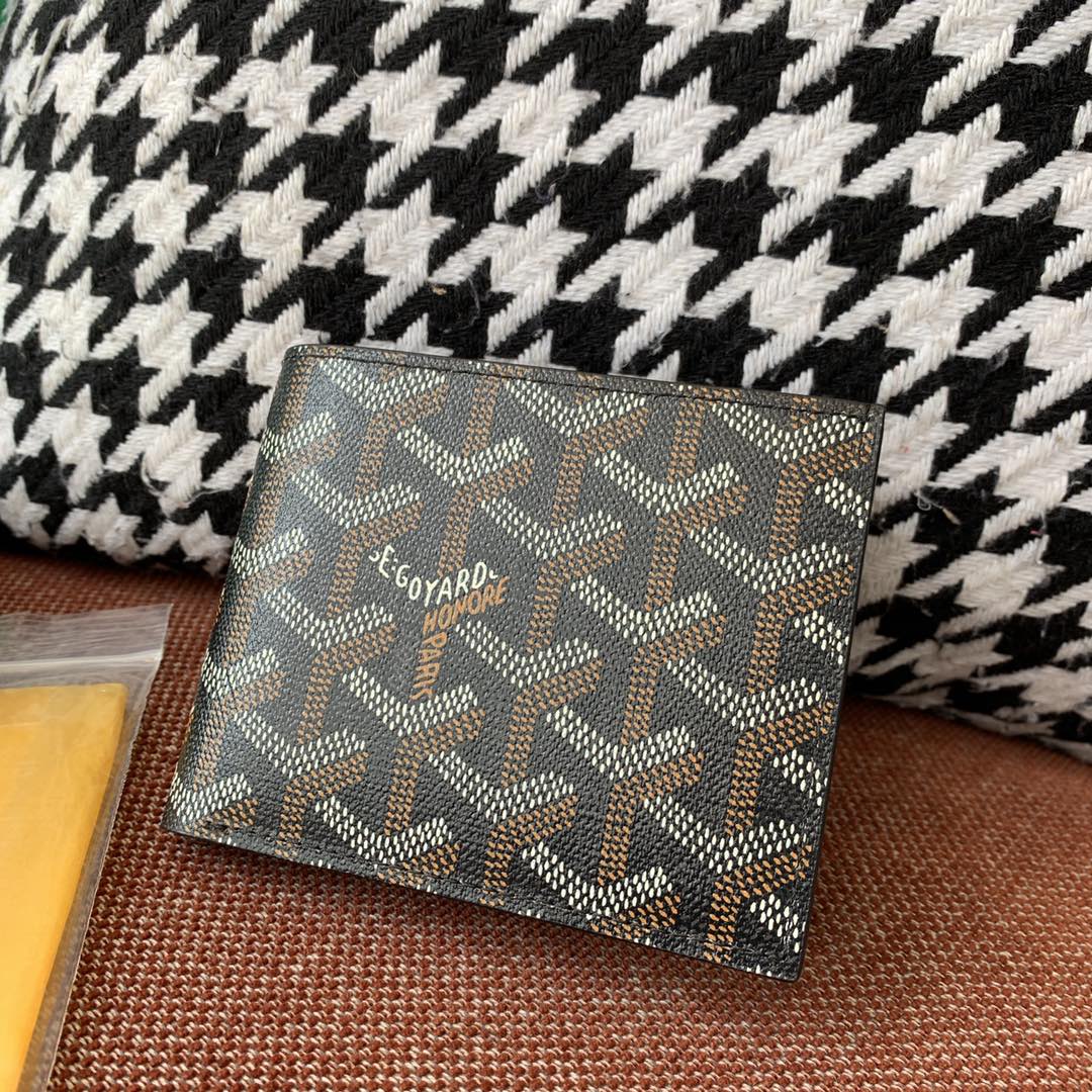 [TOP] Goyard Folding Wallet - Black