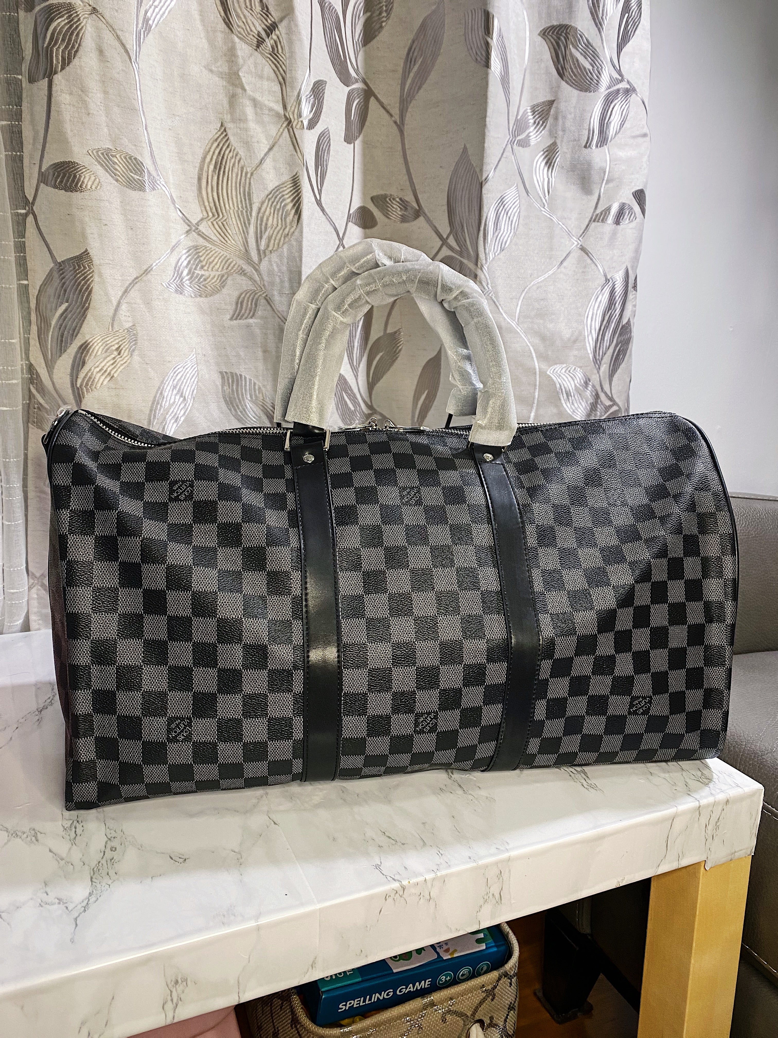[TOP] Louis Vuitton LV Duffle Travel Bag Keepall Bag 50cm-Black