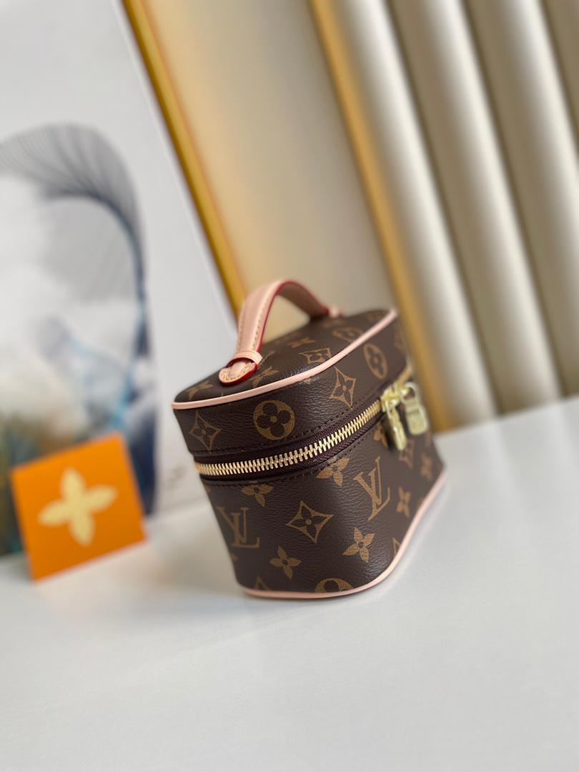 [TOP] Louis Vuitton LV Mini Vanity Case 20x13.5x12cm - Brown