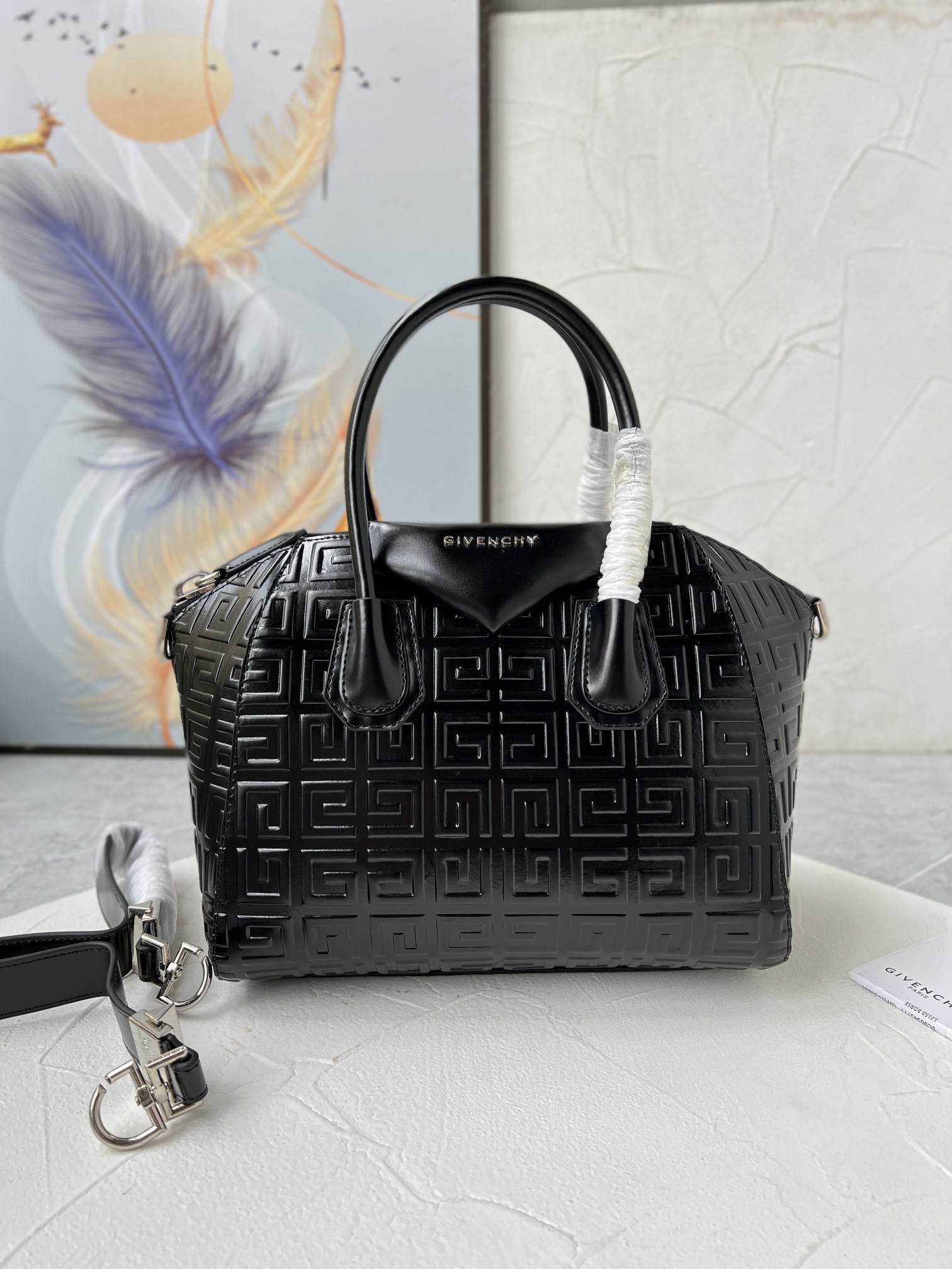 [TOP] GIVENCHY ANTIGONA Leather Handbag 28cm/33cm - Black