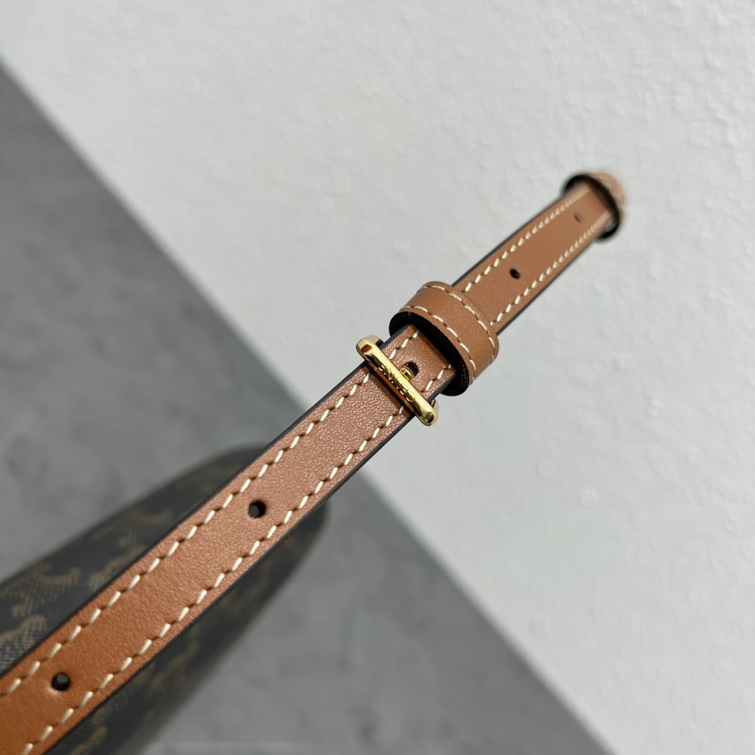 [TOP] CELINE Mini Besace Cuir Triomphe Bag 23～13.5～6