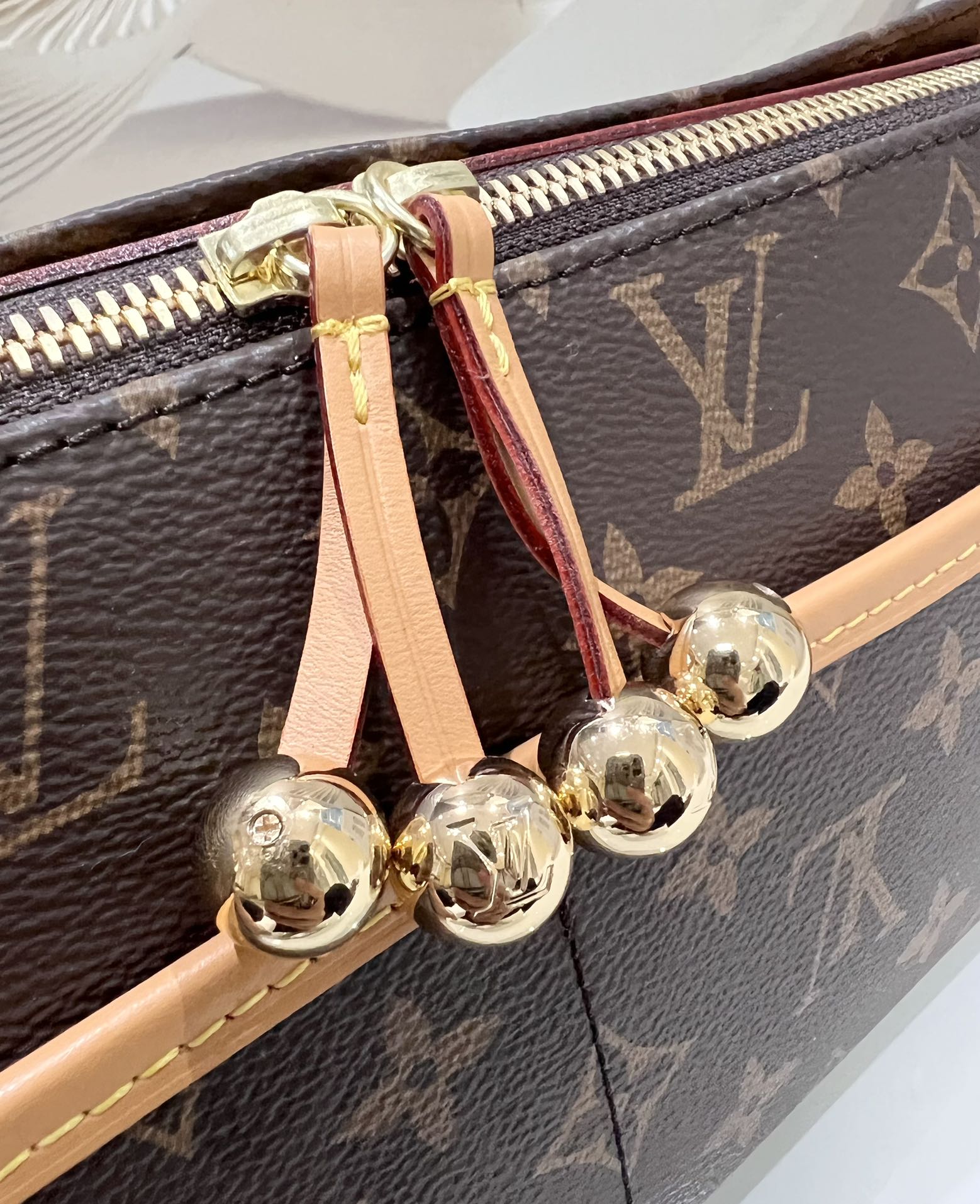 [TOP] Louis Vuitton LV L*V Monogram Popincourt Bag 30x14x12cm-Brown