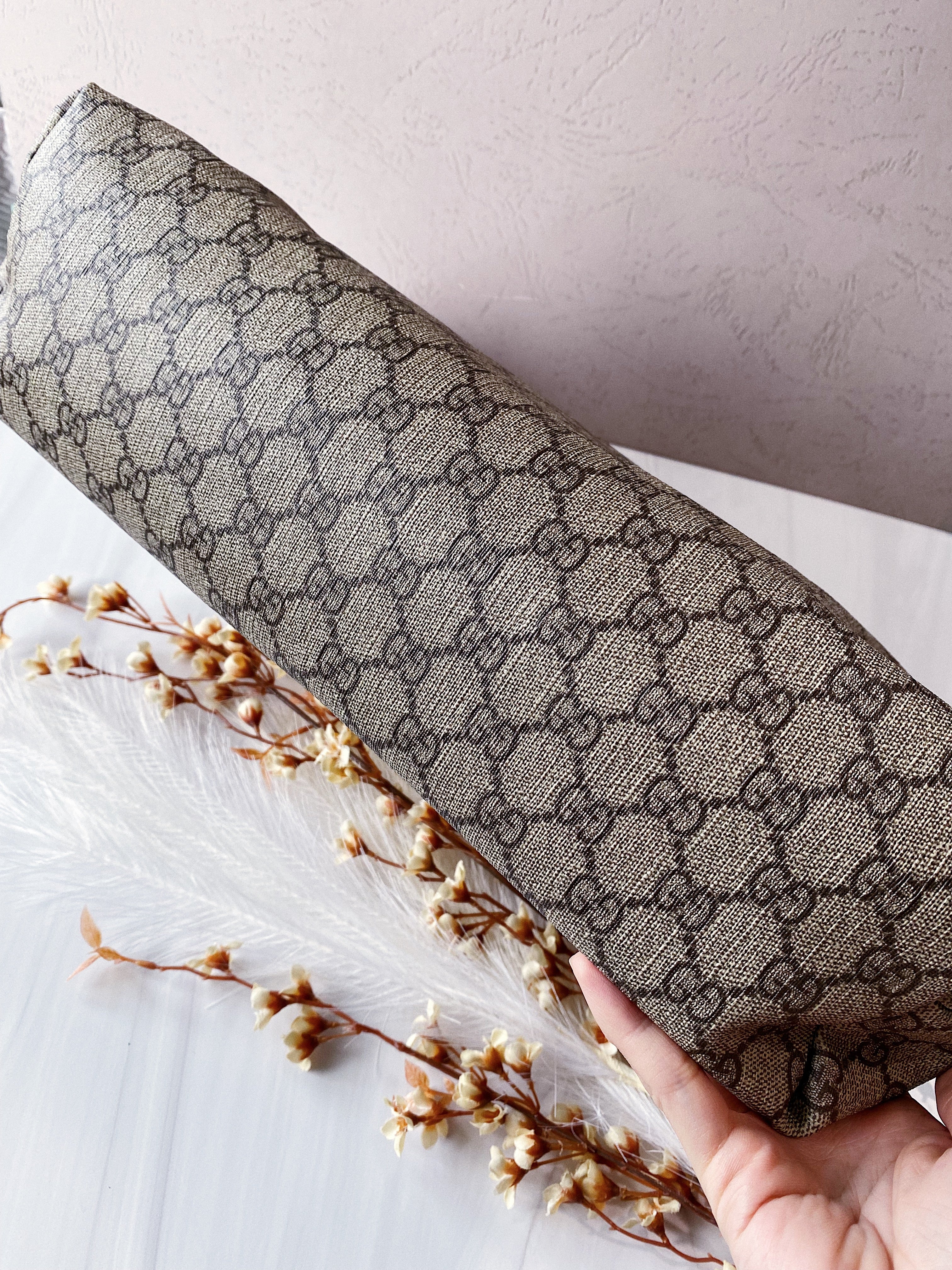 [TOP] GUCCI Supreme Tote Zipper Bag 38x28x11cm - Pink