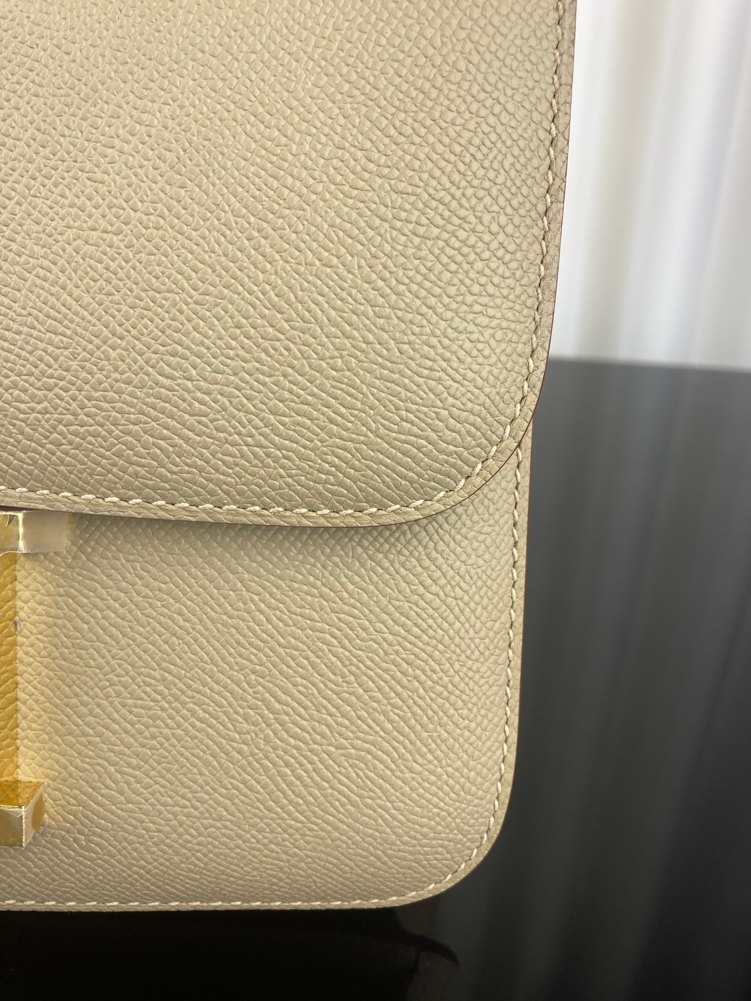 [TOP] HERMES Constance Epsom Leather 18cm - Trench & GHW