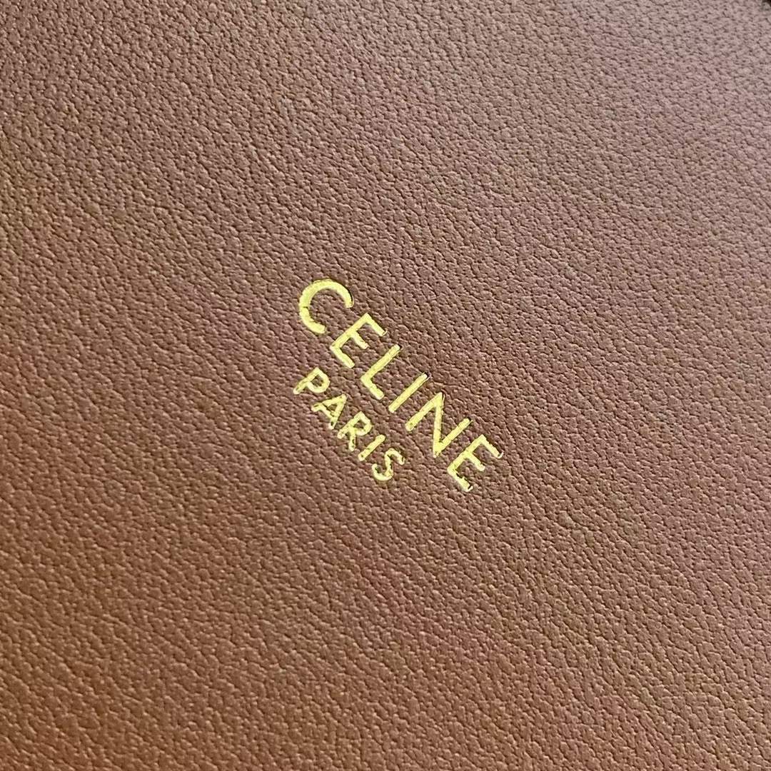 [TOP] CELINE Bucket 16 Bag - Brown