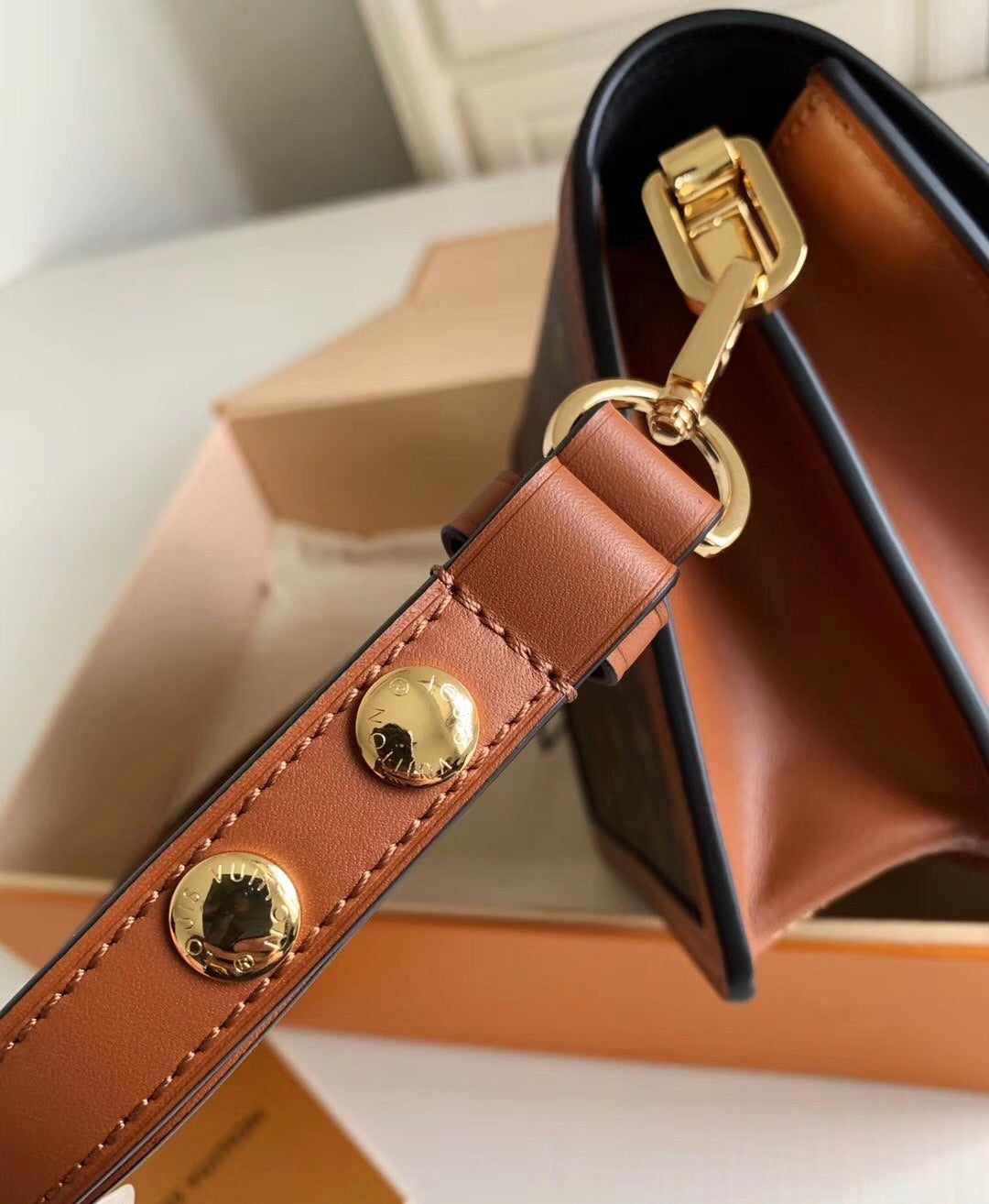 [TOP] Louis Vuitton LV  DAUPHINE Bag 3 Sizes-Brown