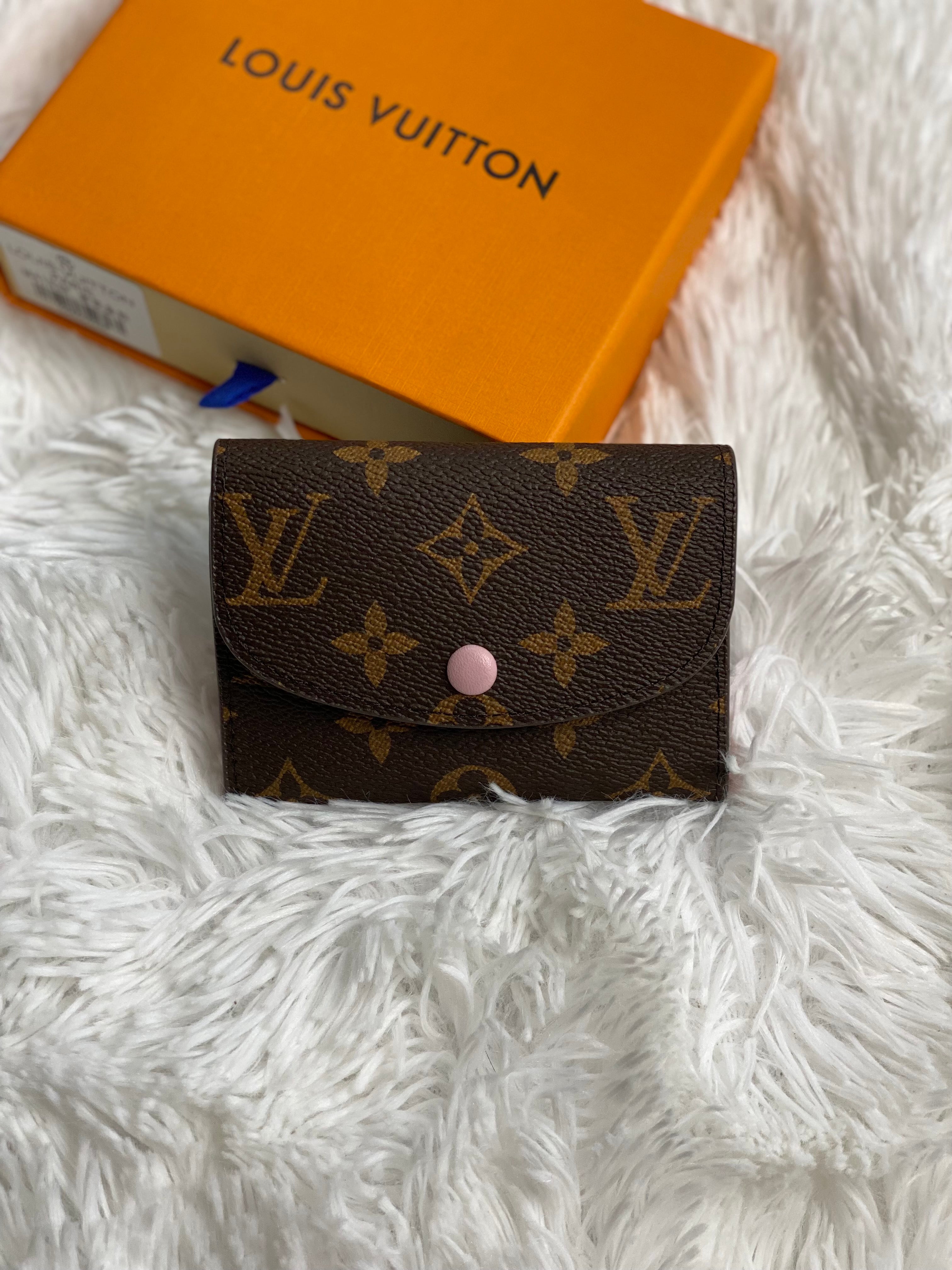 [TOP] Louis Vuitton LV £V Monogram Rosaline Coin Purse - Pink
