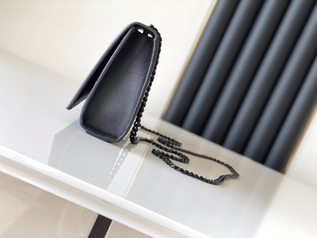 [TOP] Yves Saint Laurent YSL Classic Kate Monogram Medium Bag - All Black