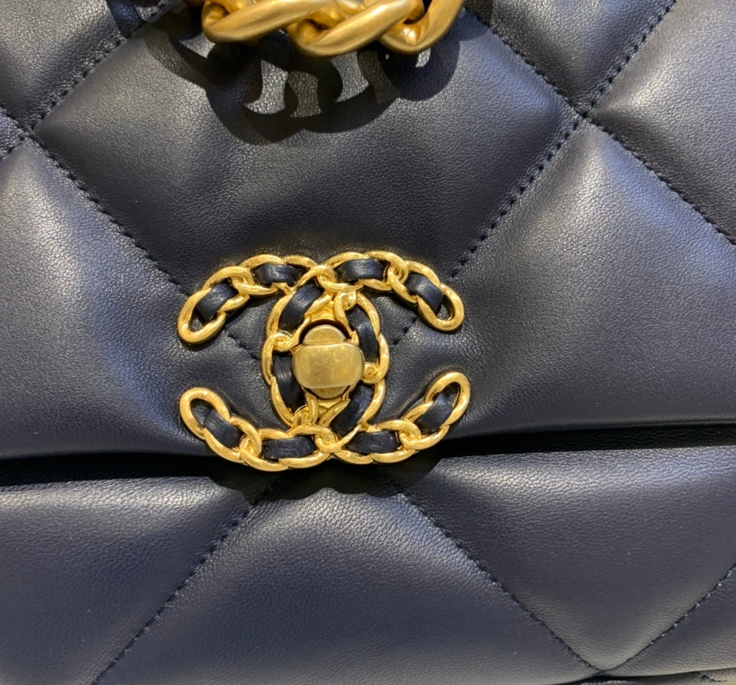 [TOP] CHANEL19 Bag Small 26cm - Navy Blue