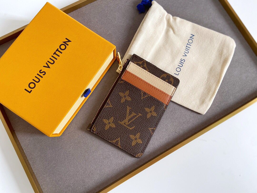 [TOP] Louis Vuitton LV £V Zippy Card Holder - Puppy
