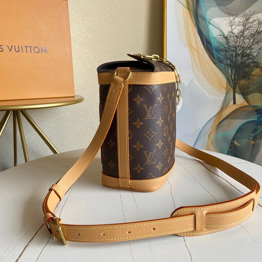 [TOP] Louis Vuitton LV  Legacy Milk Box Bag 16.5x21.5x11.5cm-Brown