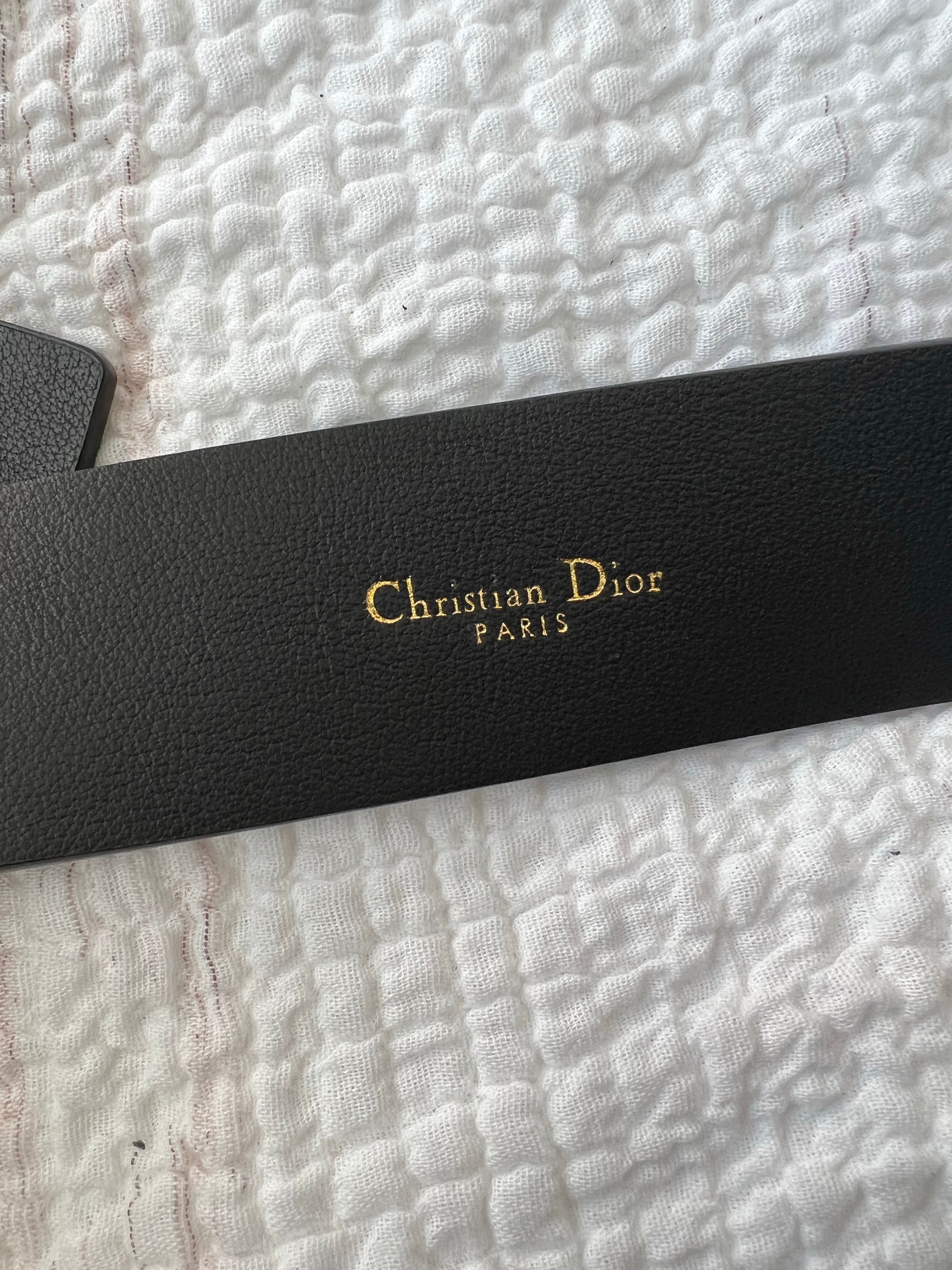 [Top] Christian Dior 30 Montaigne Belt 35mm - Black