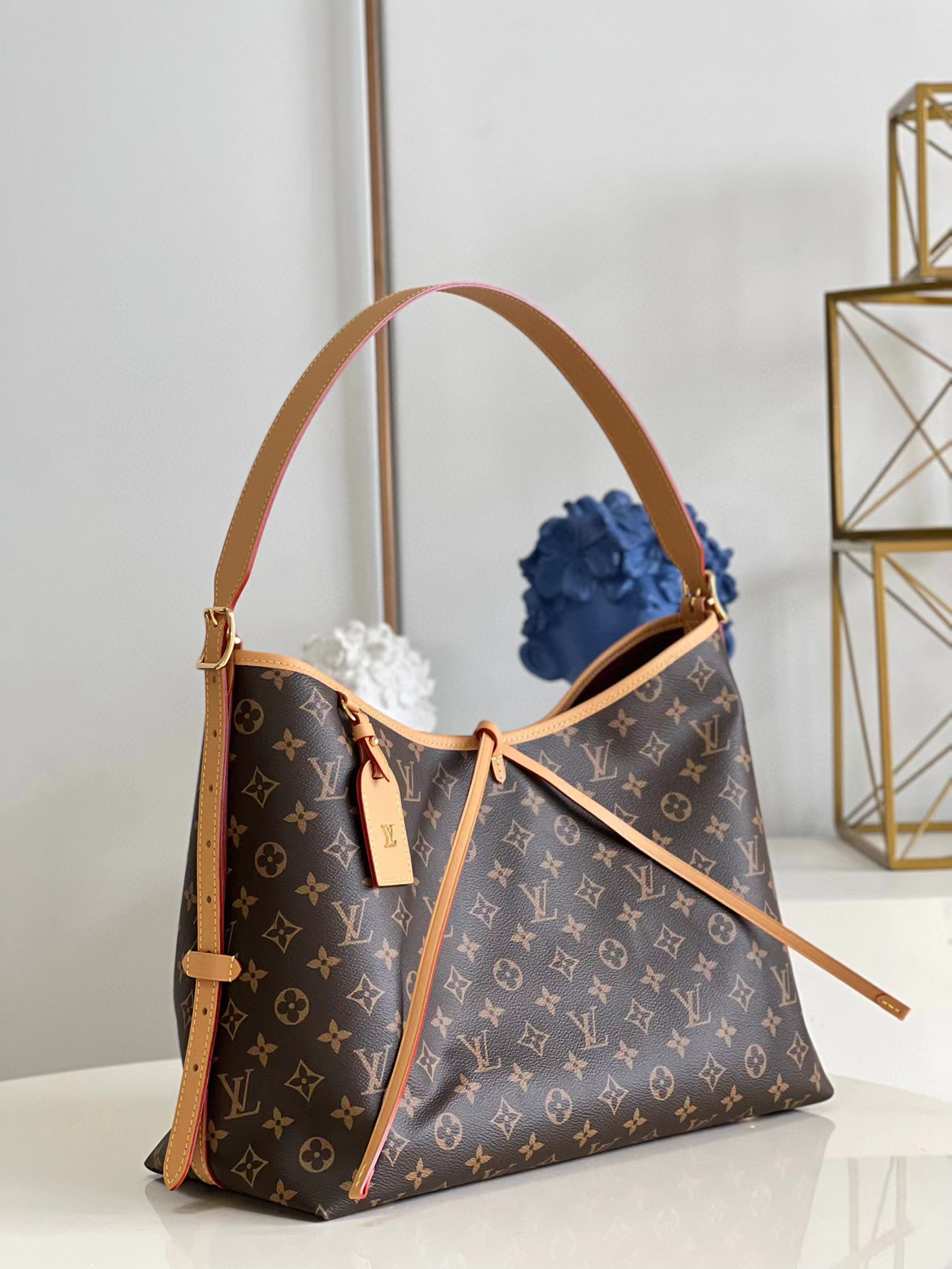 [TOP] Louis Vuitton LV Carryall Monogram Bag-2 sizes-Brown