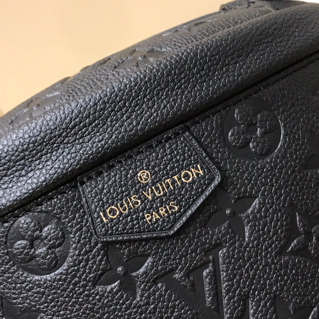 [TOP] Louis Vuitton LV Empreinte Bumbag - Black - 36*15*15CM