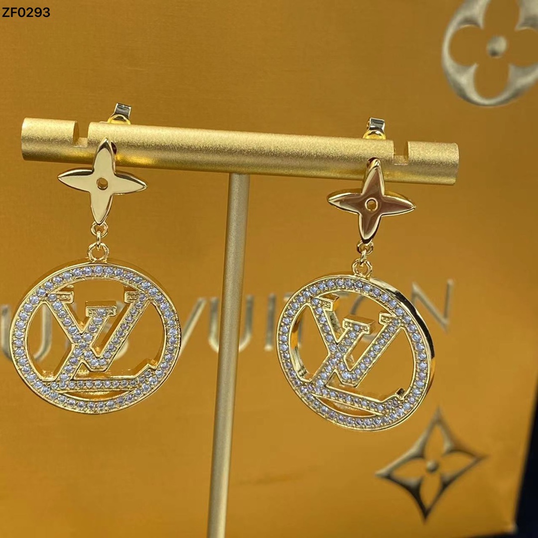 [TOP] Louis Vuitton LV Round Hoops Earrings