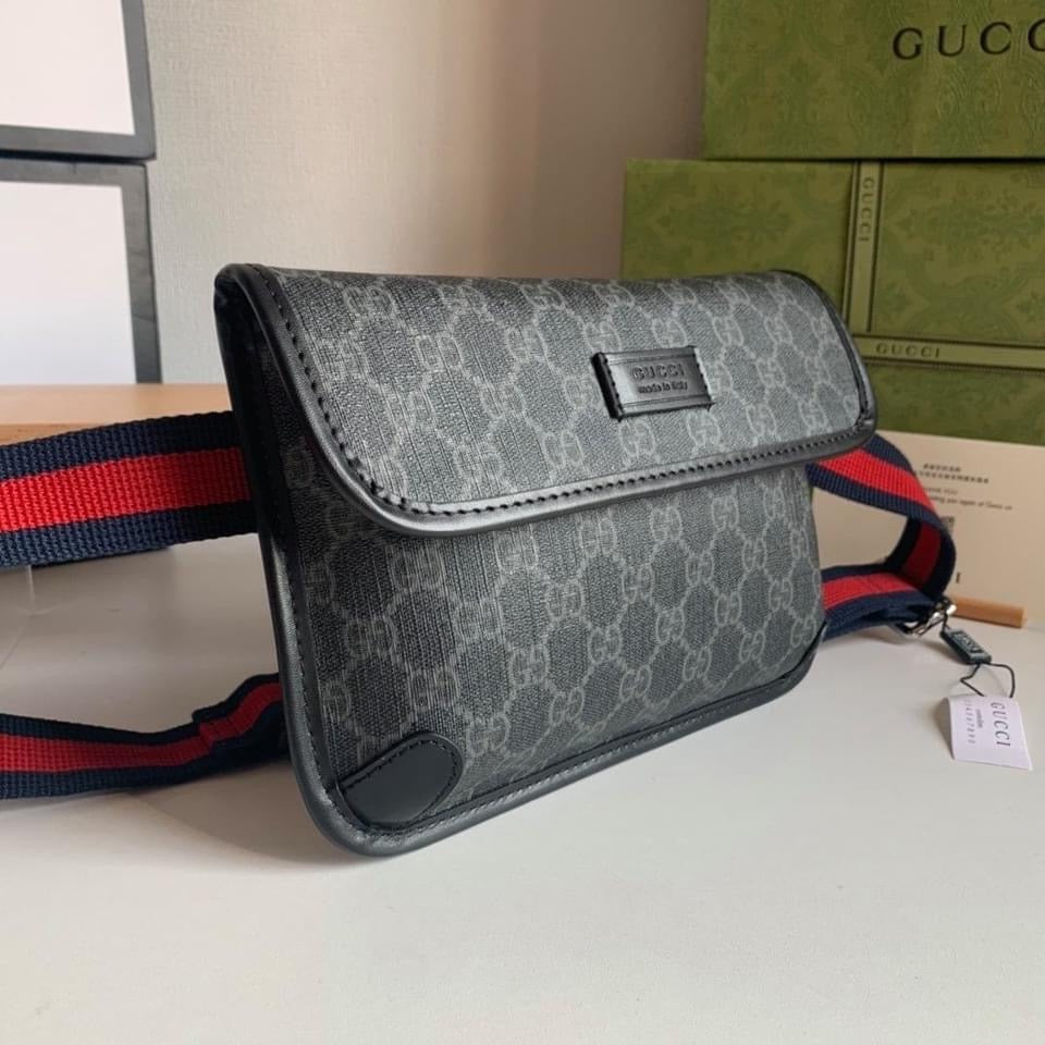 [TOP] GUCCI G*G Neo Supreme Vintage Belt Bag - Black