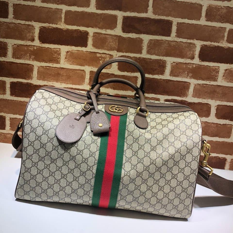 [TOP] GUCCI Ophidia Cary On Duffle Medium