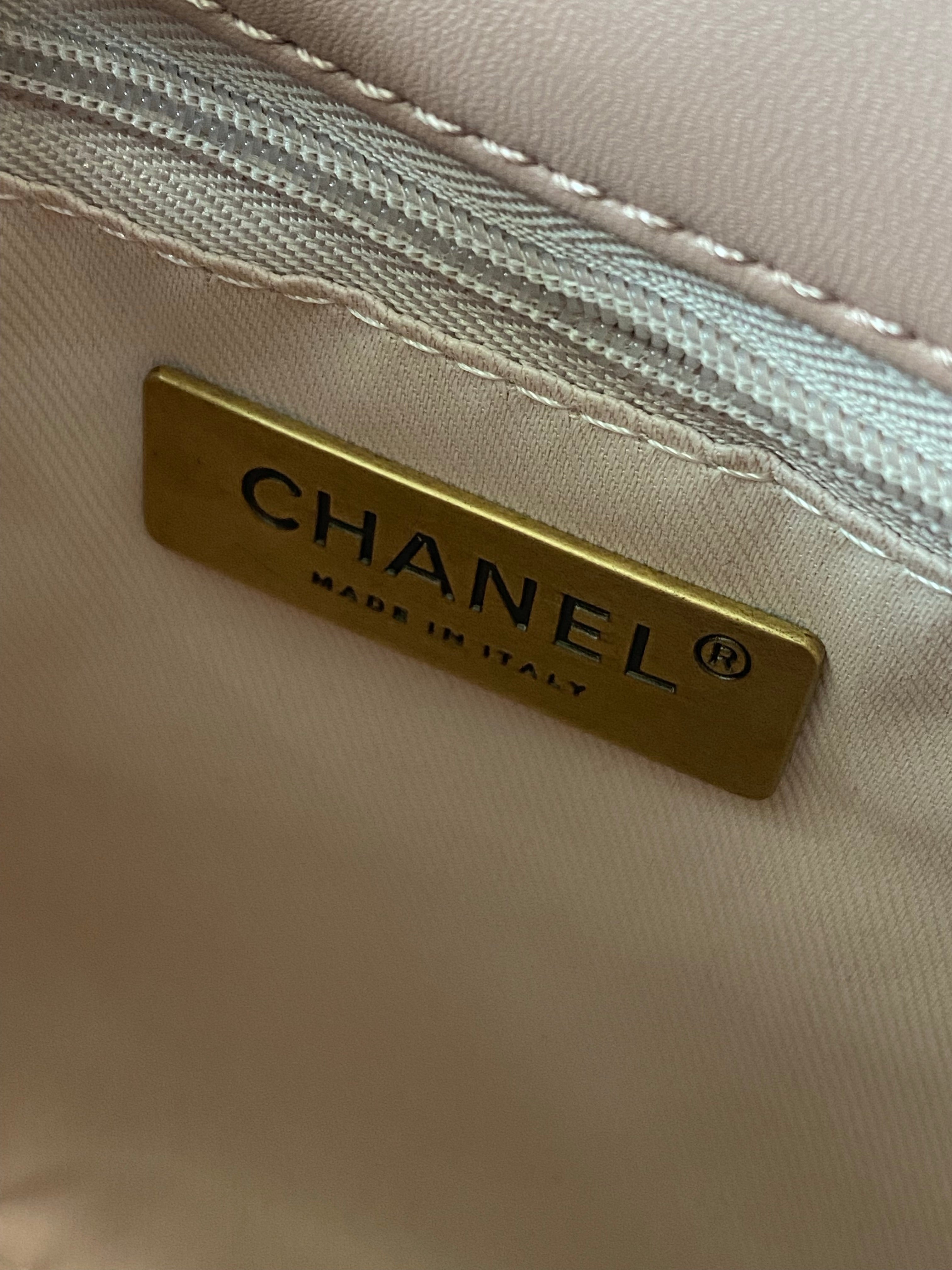 [TOP] CHANEL 19 Bag Small Lambskin 26cm - Light Pink