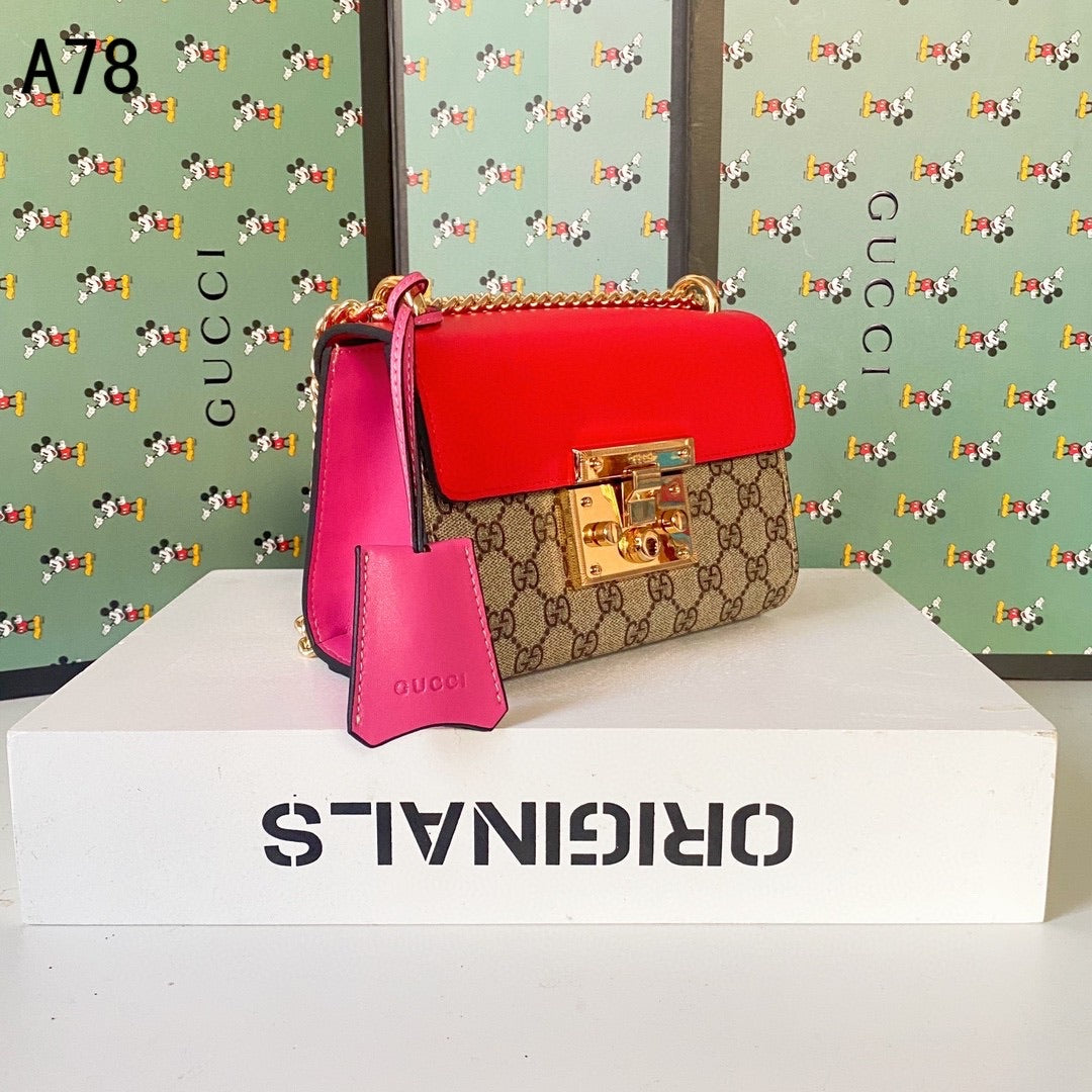 [TOP] GUCCI Padlock Small Shoulder Bag - PINK