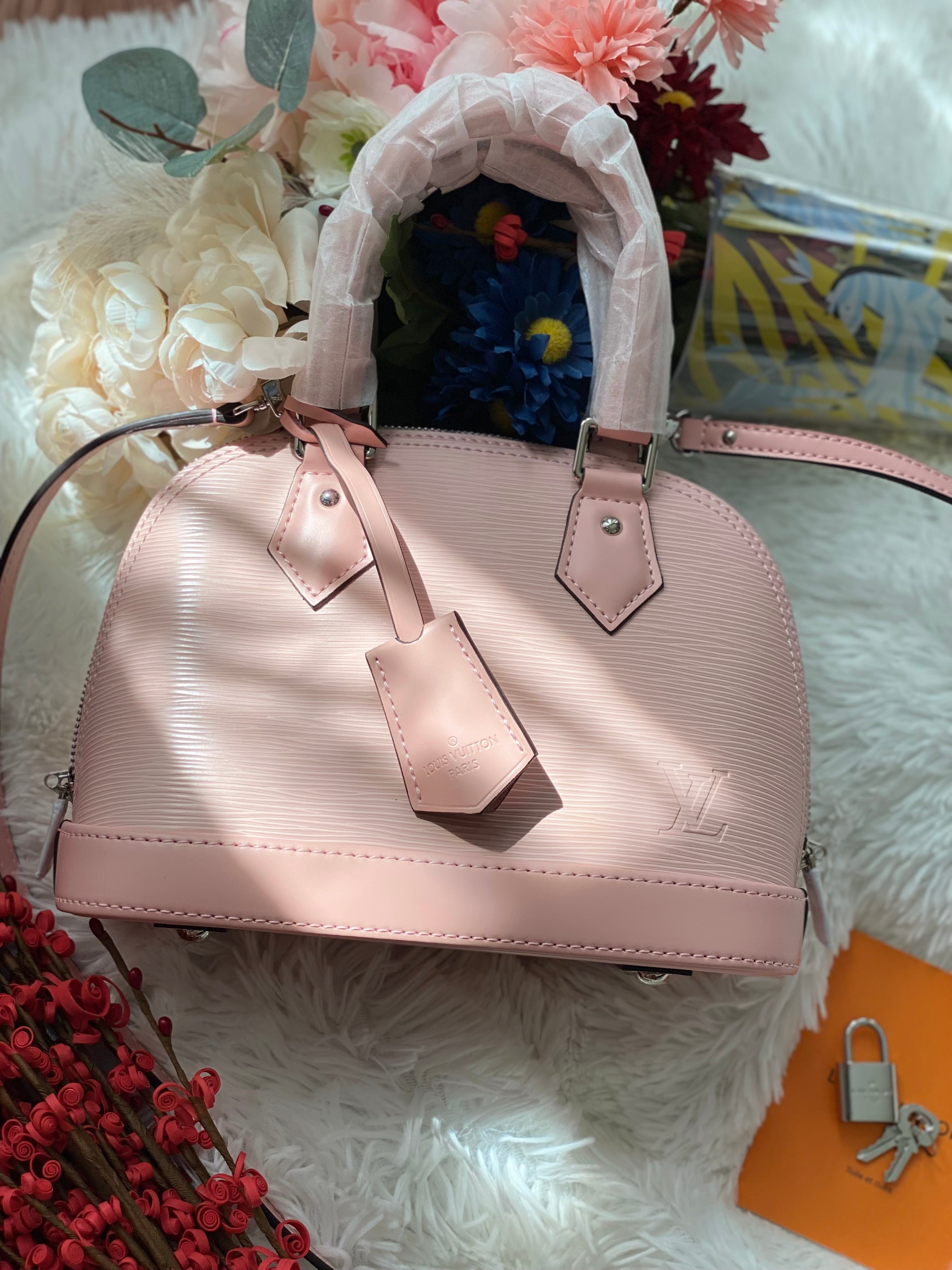 [TOP] Louis Vuitton LV  Alma BB Epi Leather  23.5X17.5X11.5cm - Pink