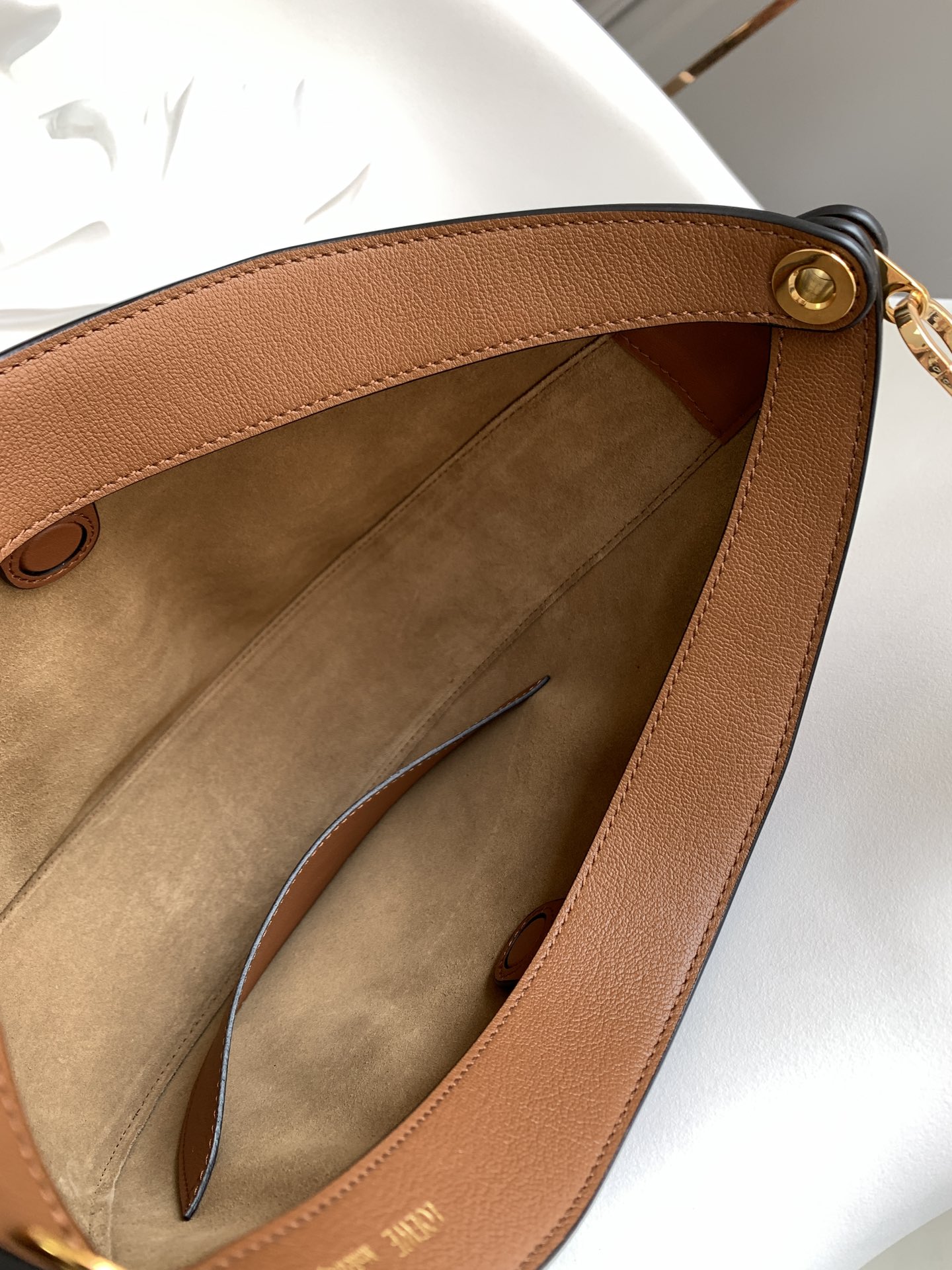 [TOP] LOEWE Calfskin Luna Bag 34*9*30cm - Brown