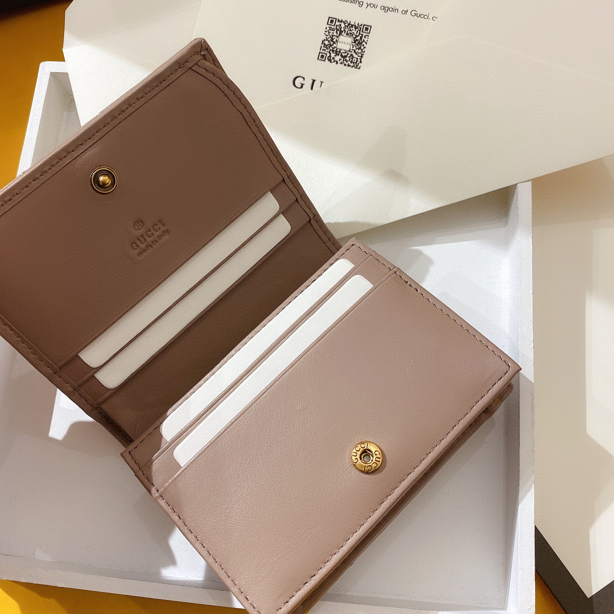 [TOP] GUCCI GG Marmont Card Case - 4 Colours