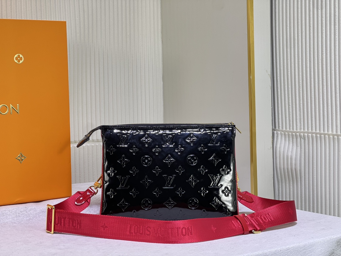[TOP] Louis Vuitton LV Coussin Bag Patent leather 26x20x12cm- 2 colors