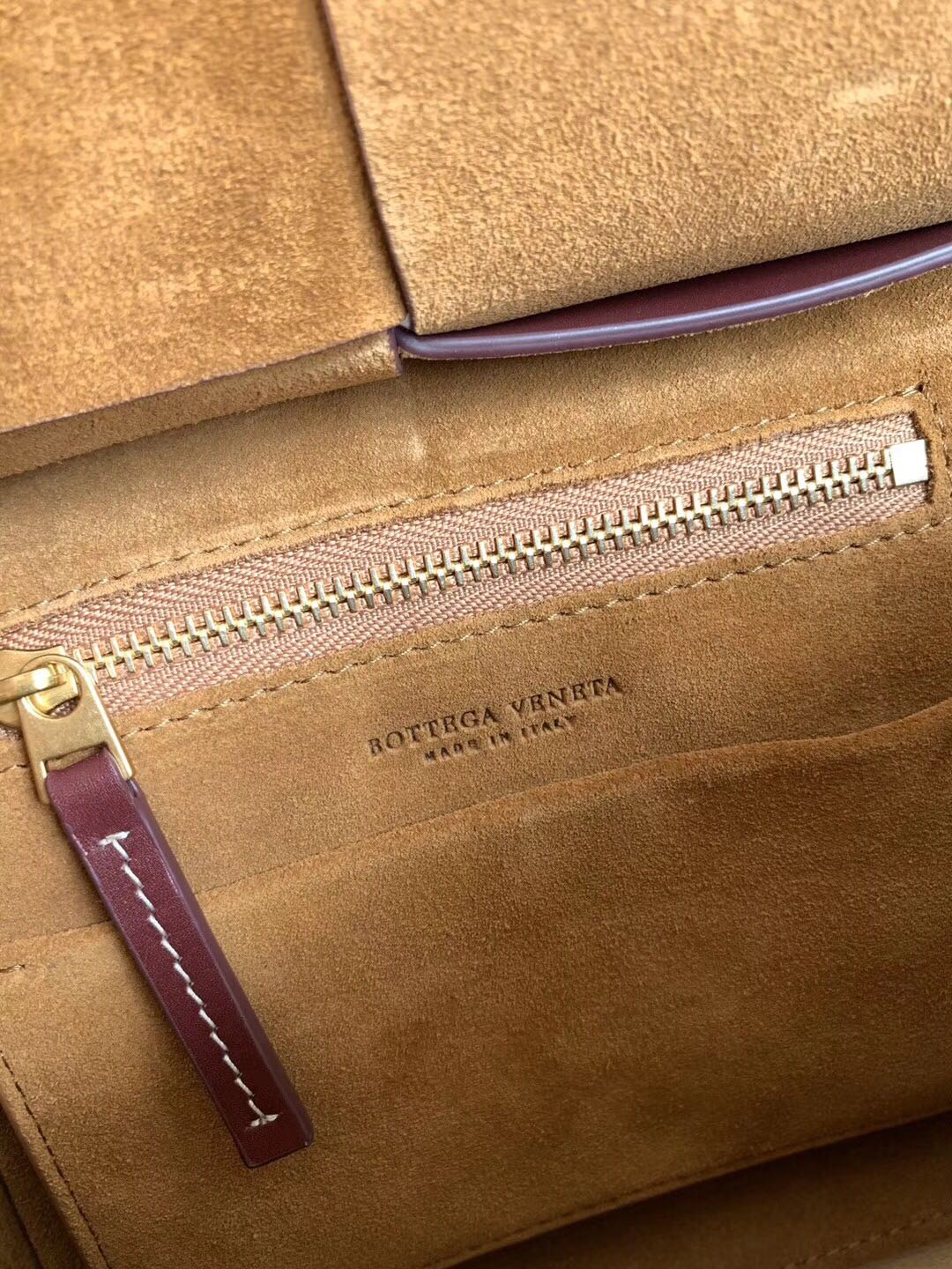 [TOP] Bottega Veneta BV Mini Arco 29 Leather Bag - Grape