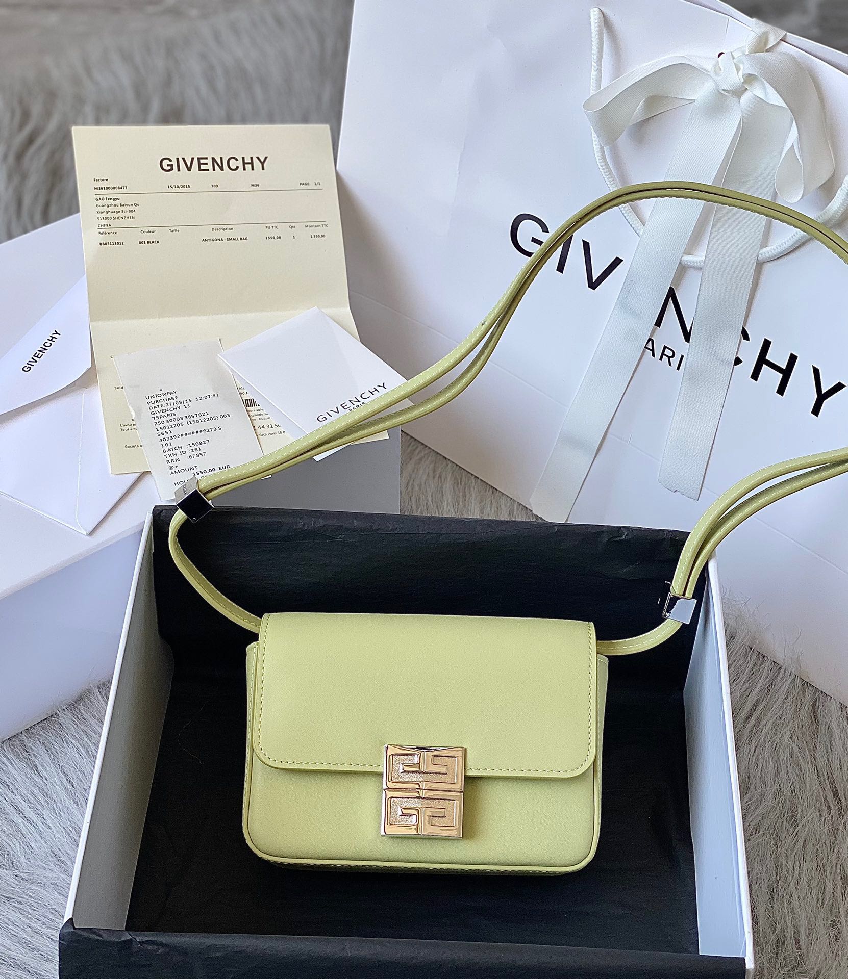 [Top] GIVENCHY 4G In Box Leather Shoulder Bag 16*12*6 - 7 Color
