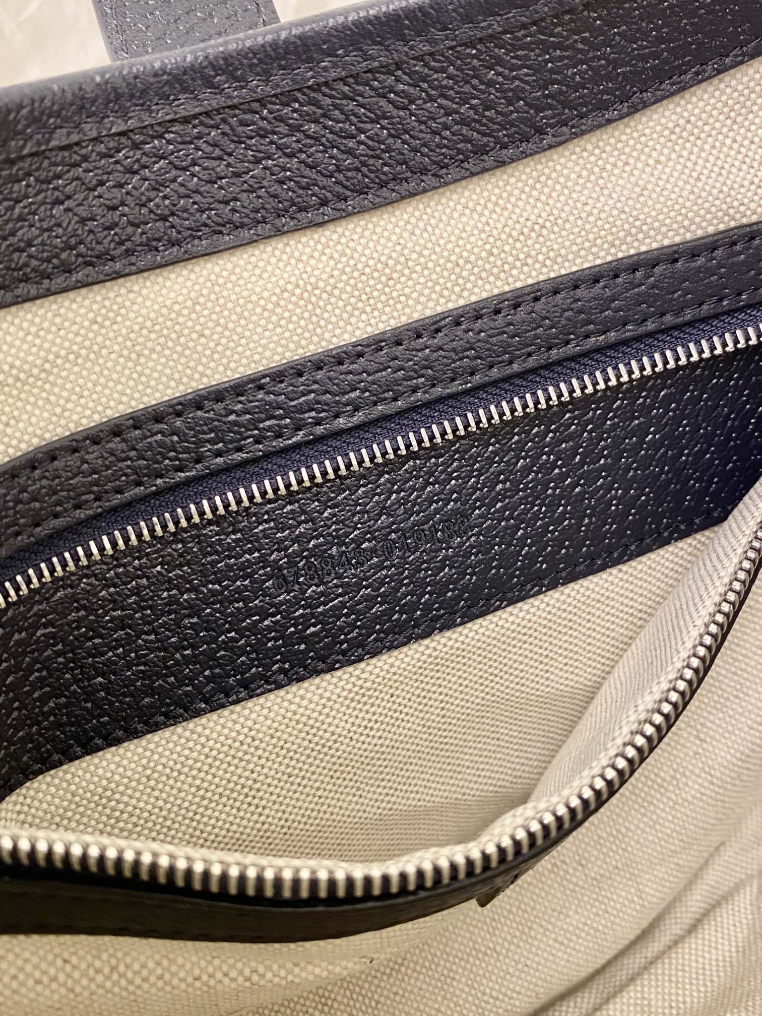 [TOP] GUCCI G*G Jackie 1961 Small Bag 27.5x19x4cm - Blue/Beige