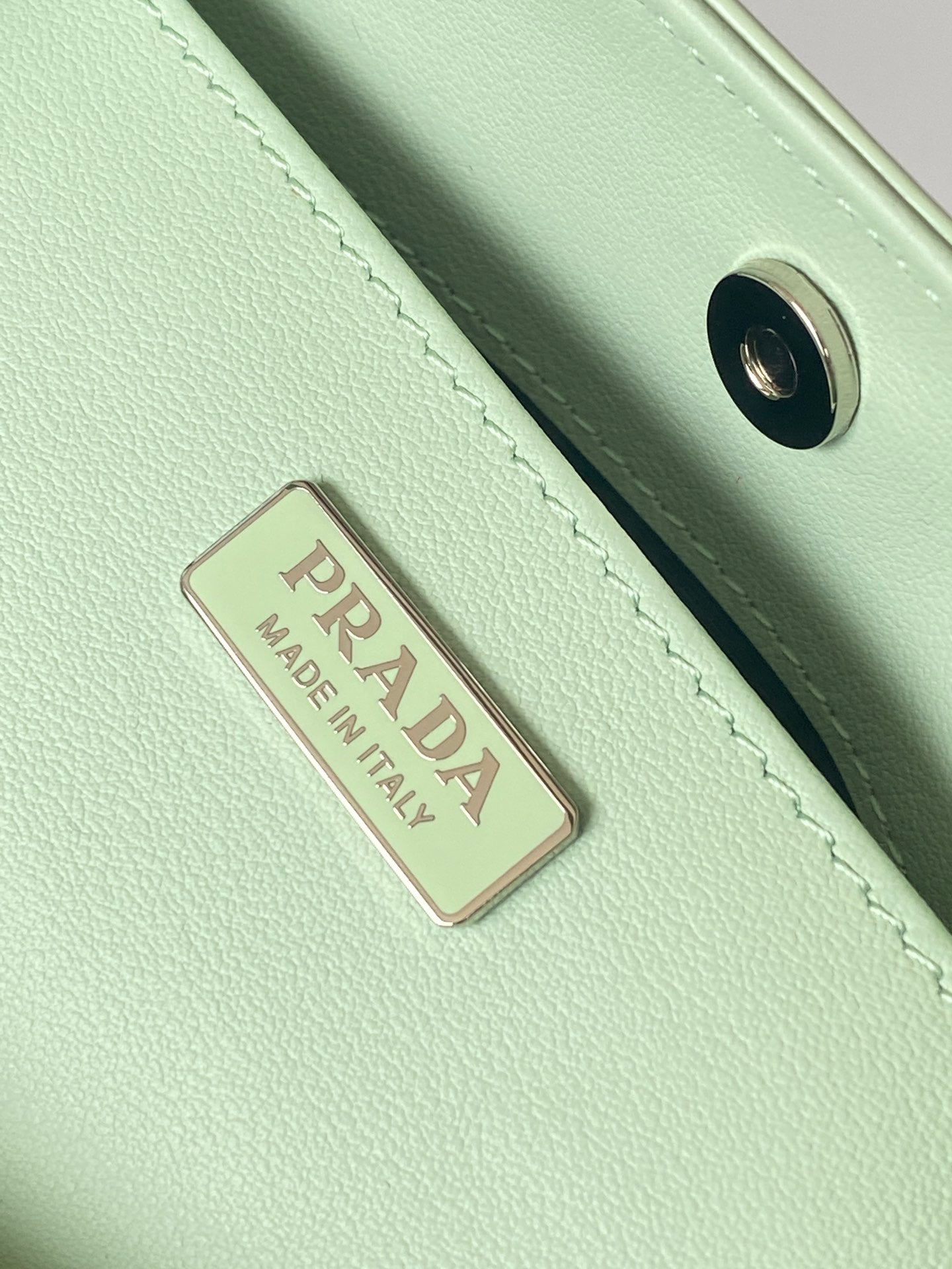 [TOP] PRADA Cleo Brushed Leather Bag - Aqua
