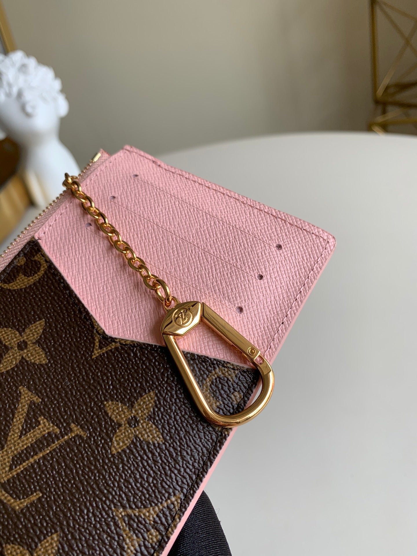 [TOP] Louis Vuitton LV LV Compact Key Wallet - Monogram