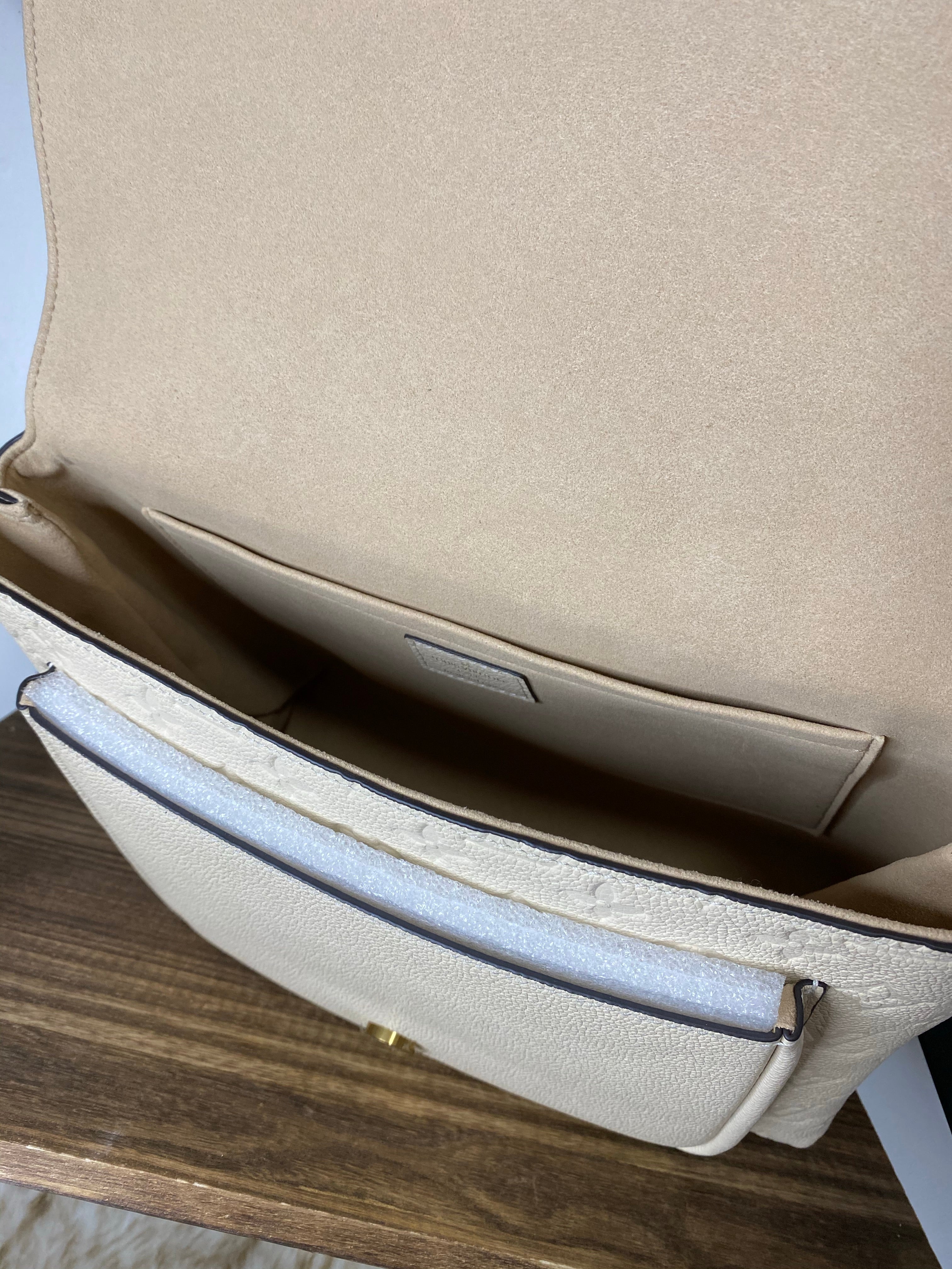 [TOP] Louis Vuitton LV Marignan Handbag 28 x 21 x 9cm - WHITE