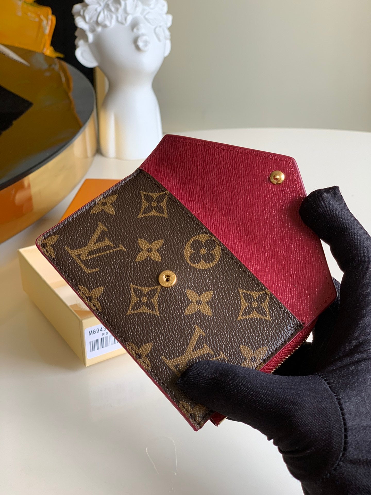 [TOP] Louis Vuitton LV LV Compact Key Wallet - Monogram