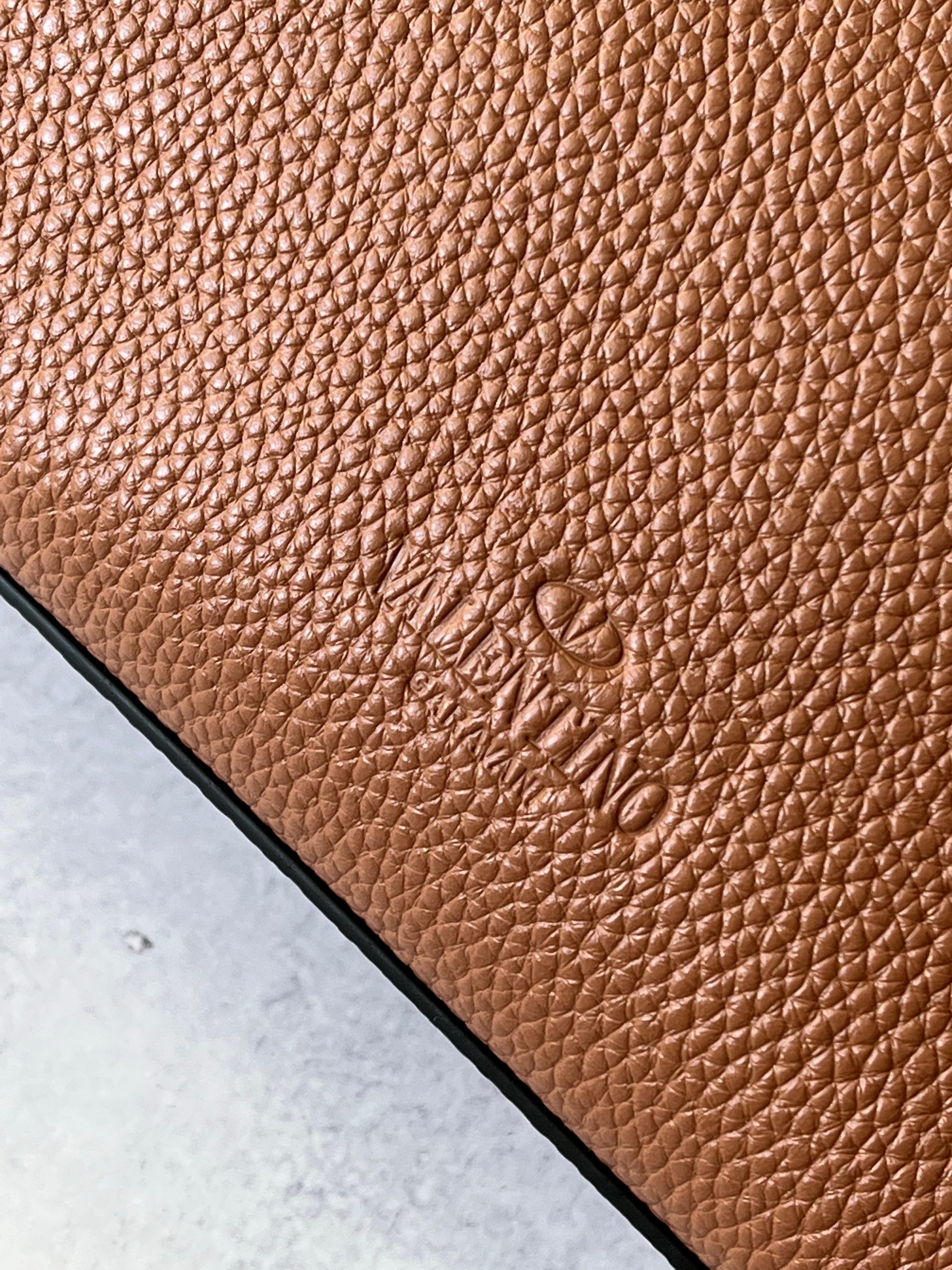 [TOP] VALENTINO  Rockstud Large Leather Tote - Brown