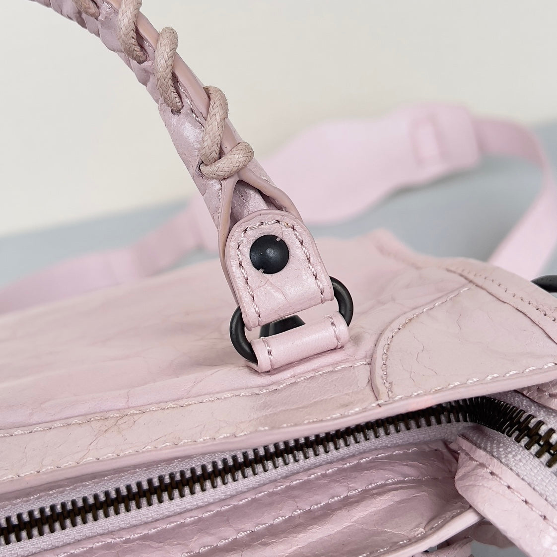 [TOP] BALENCIAGA Classic Small City Bag - Rose Poudre