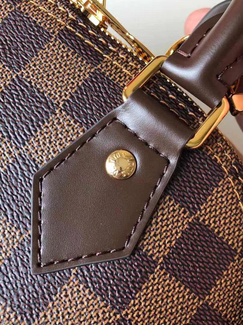 [TOP] Louis Vuitton LV £V Alma BB Damier Ebene 23.5X17.5X11.5cm-Brown