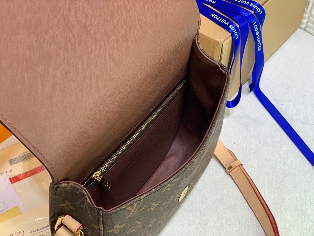 [TOP] Louis Vuitton LV LVSaint Cloud Monogram canvas bag