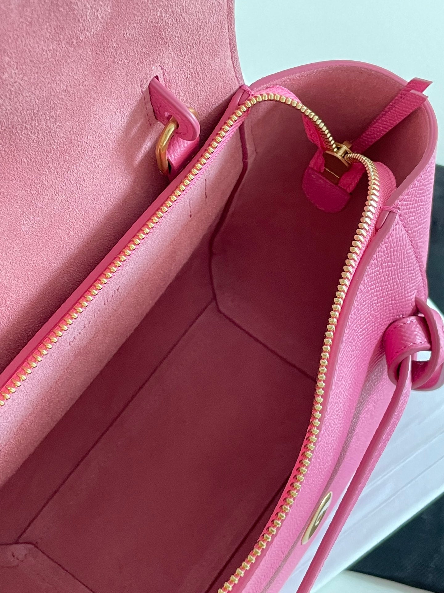 [TOP] CELINE Nano Belt Bag - Pink