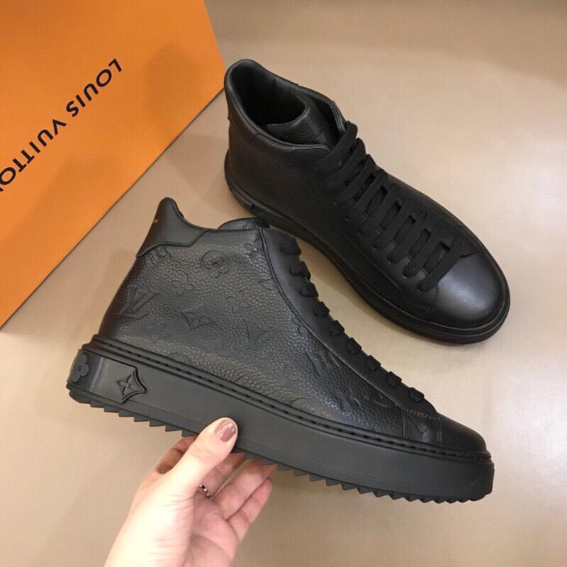 [TOP] Louis Vuitton LV LV Empreinte Sneaker Boots - Black