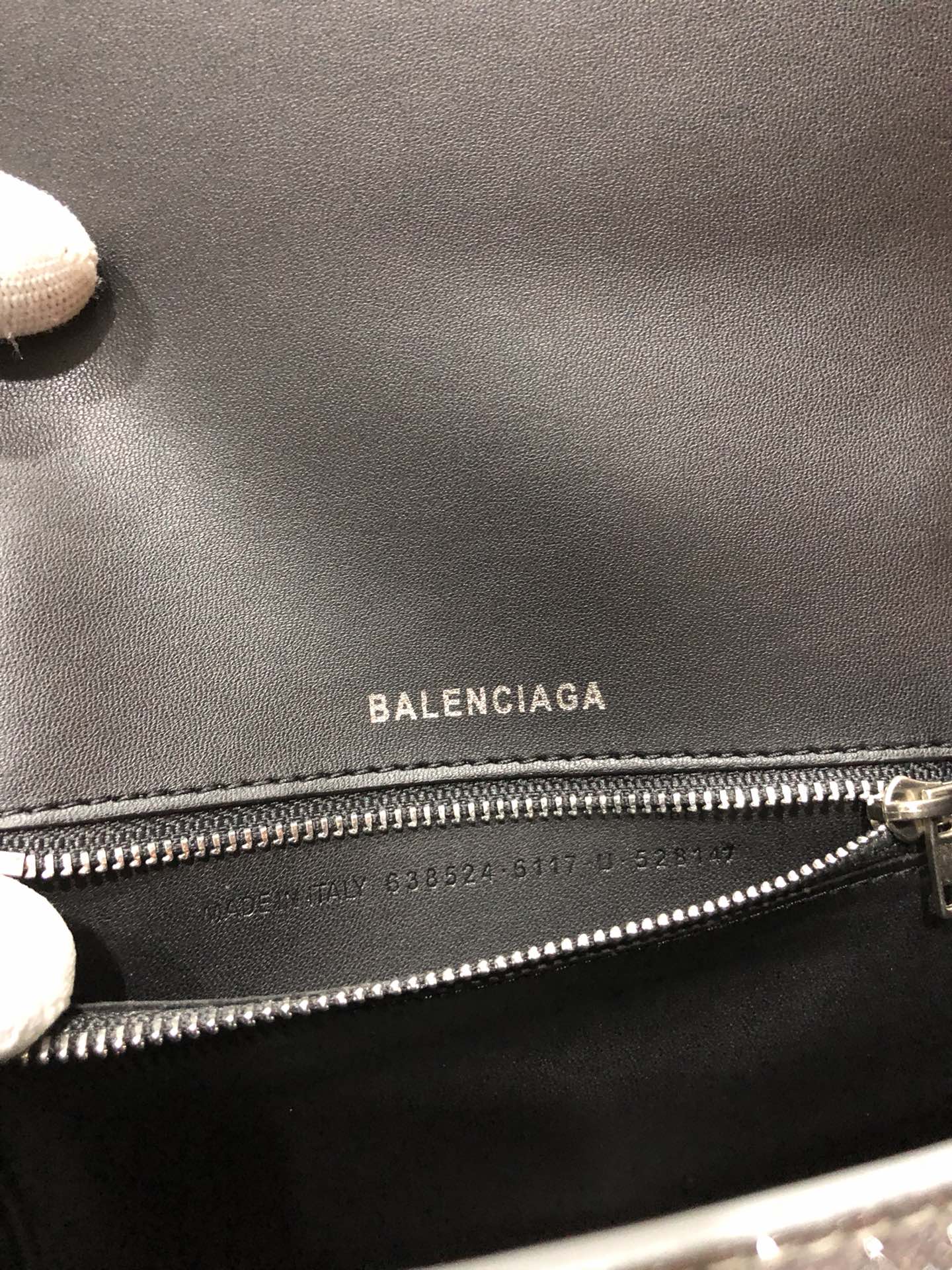 [TOP] BALENCIAGA Starry Sky Hourglass Bag 19/23cm - Gray