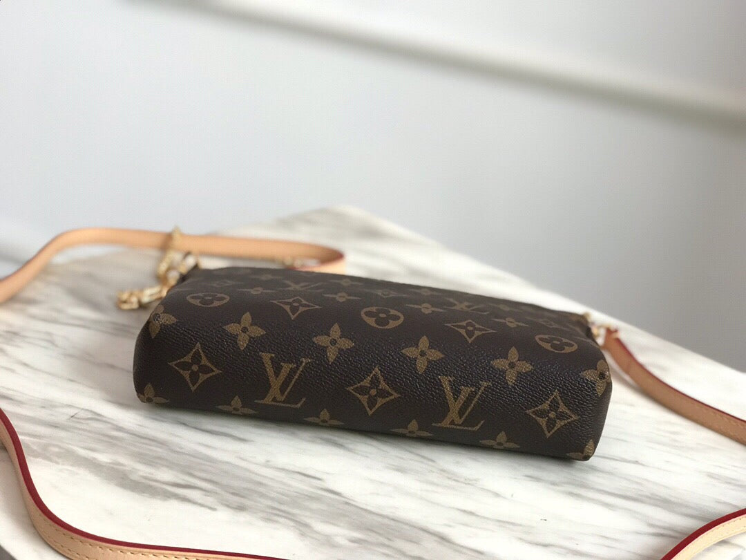 [TOP] Louis Vuitton LV  Palas Clutch 21.5 x 12.5 x 5 cm- Pink