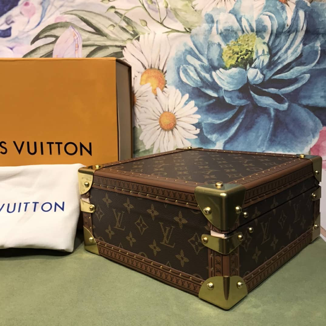 [TOP] Louis Vuitton LV Jewelry Box - Brown
