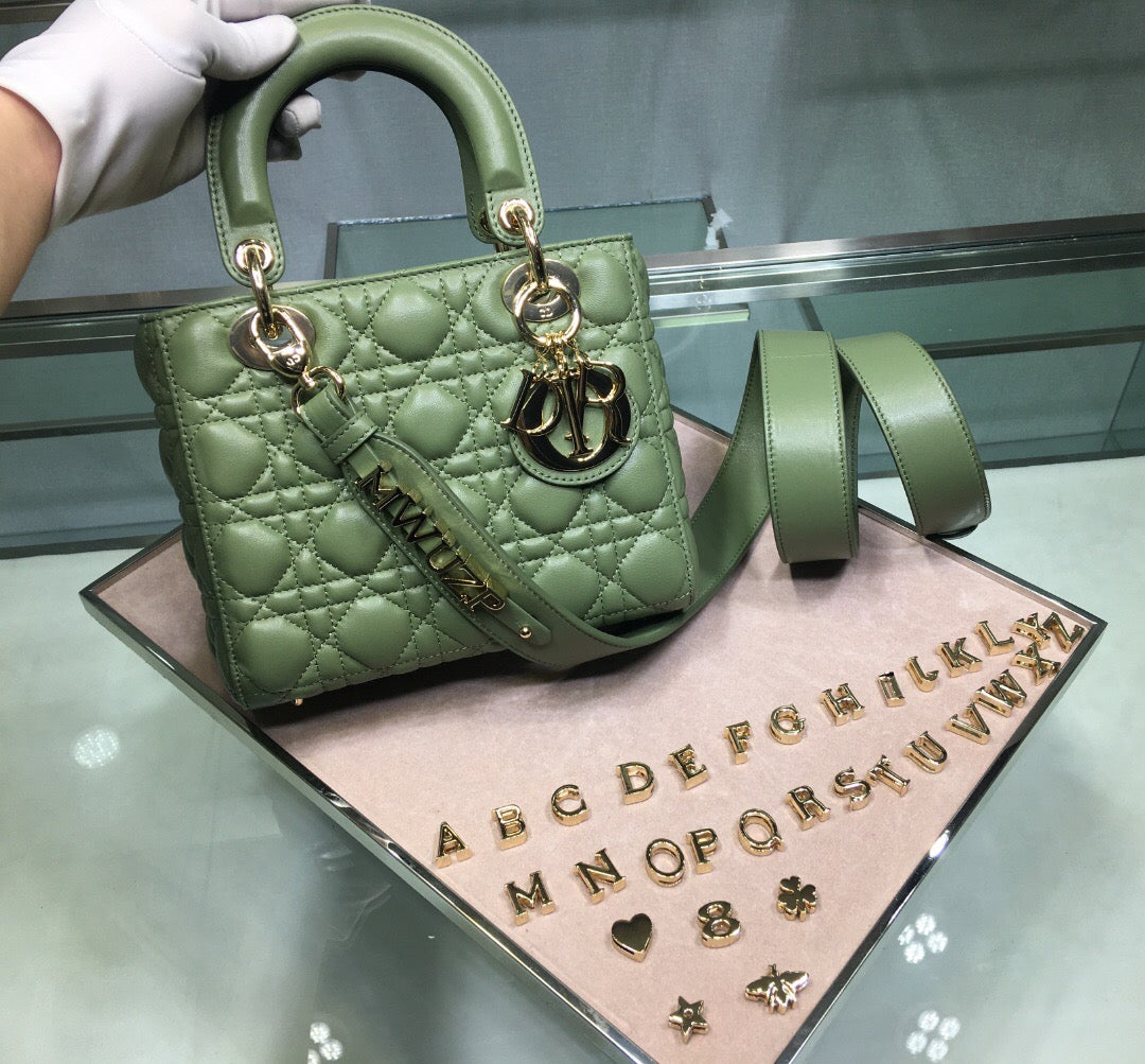 [TOP] Christian Dior Lady Christian Dior Bag Abc - Green