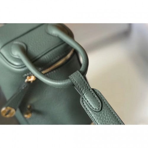 [TOP] HERMES Lindy 20cm - Dark Green