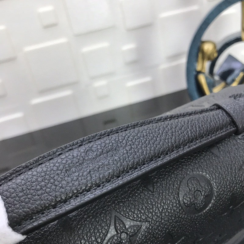 [TOP] Louis Vuitton LV Metis Pochette Empreinte 25X19X7cm- Black