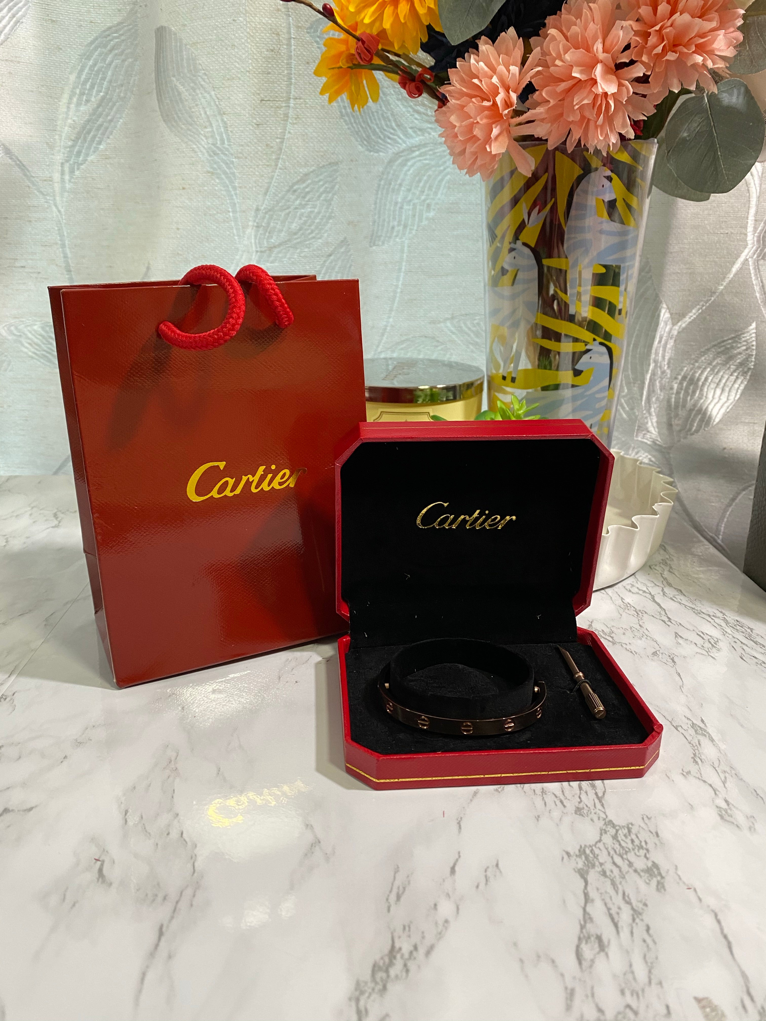 [TOP] Cartier Love Bracelet Rose Gold