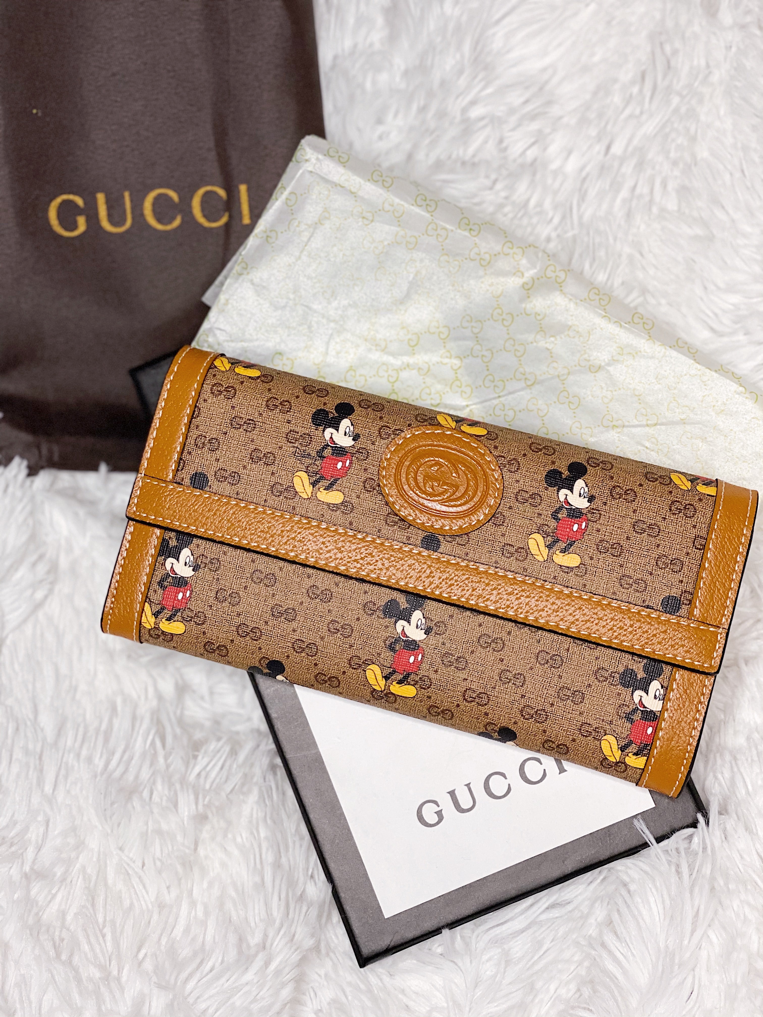 [TOP] GUCCI x Disney Continental Wallet